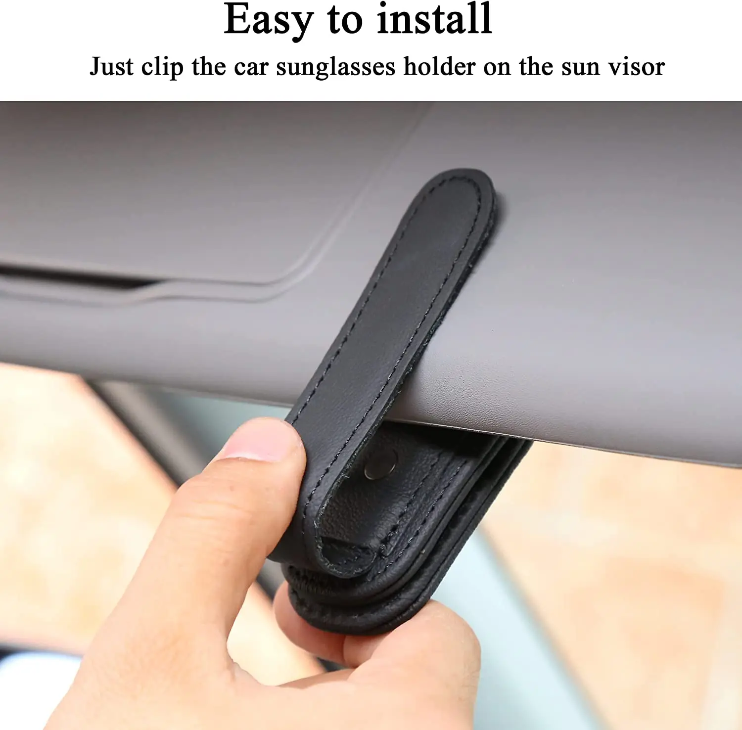 Magnetic Car Visor Sunglasses Clip