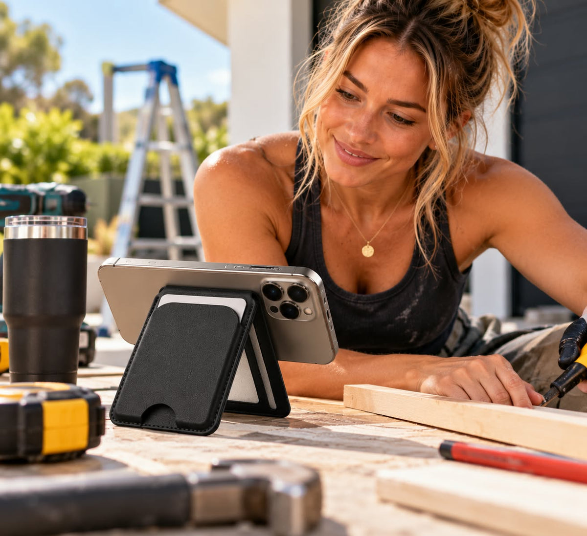 Magnetic Wallet & Stand