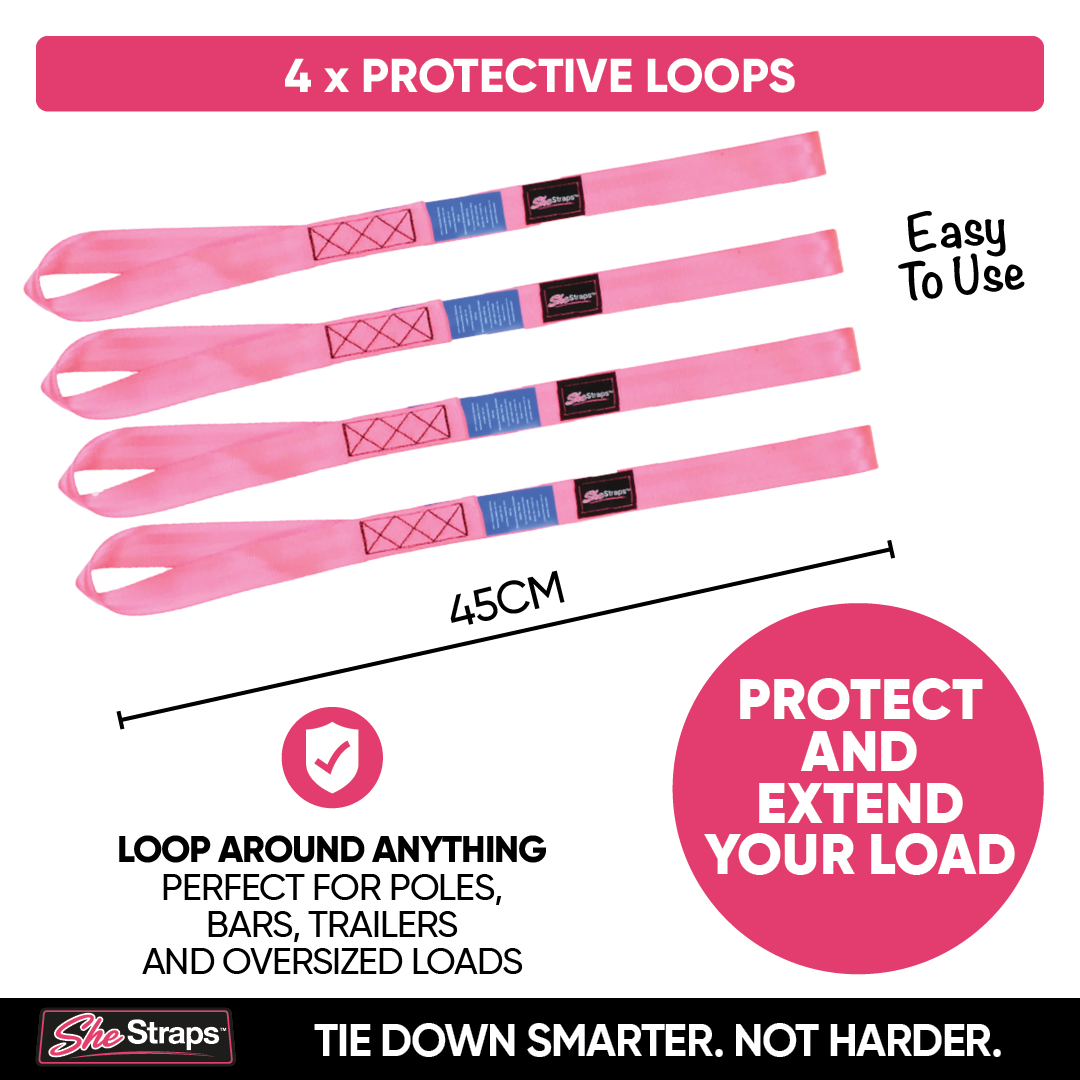 Anchor & Protective Loops (4 Pack)