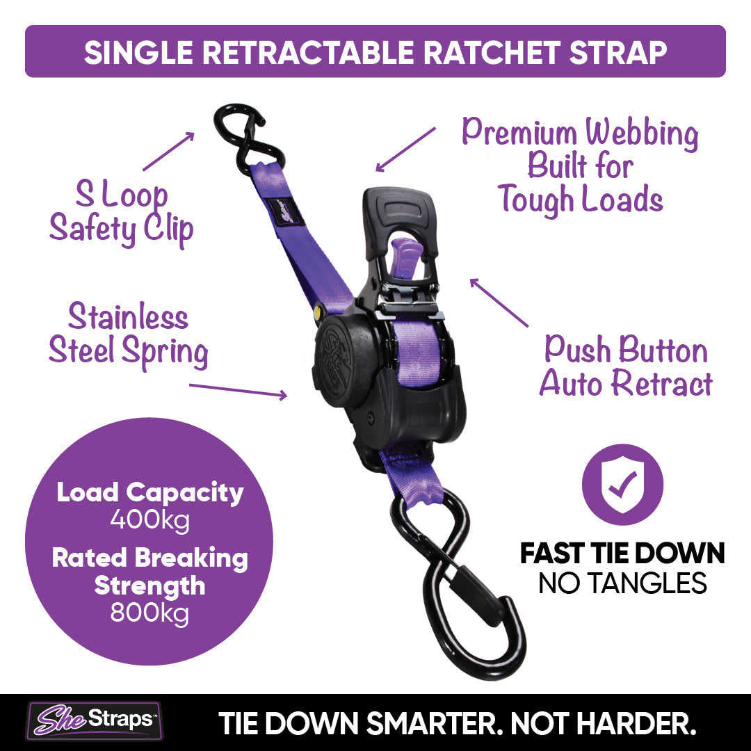 Single Retractable Ratchet