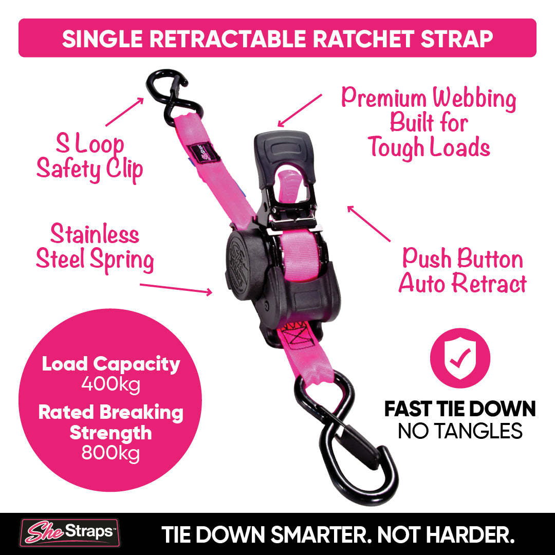 Single Retractable Ratchet
