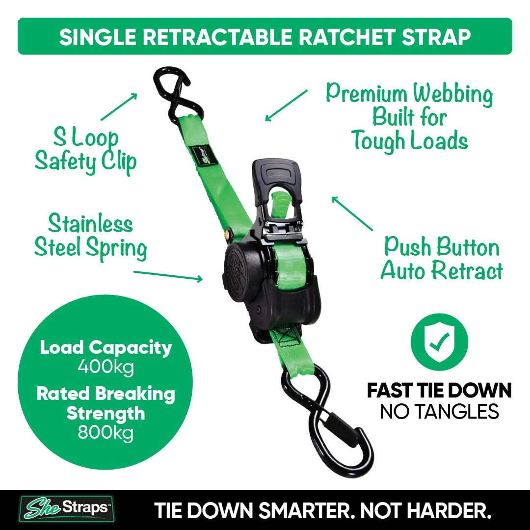 Single Retractable Ratchet