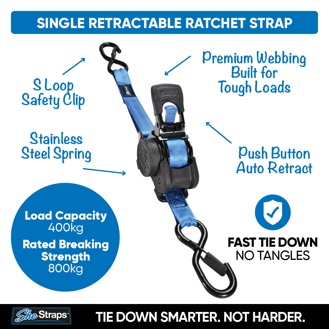 Single Retractable Ratchet