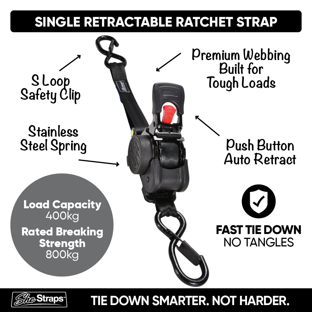 Single Retractable Ratchet