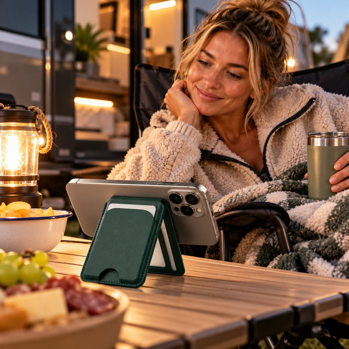 Magnetic Wallet & Stand